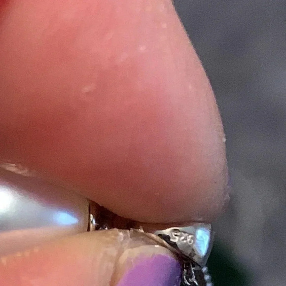 Freshwater  Pearl Pendant & Ring Set 925 SS - Picture 7 of 14